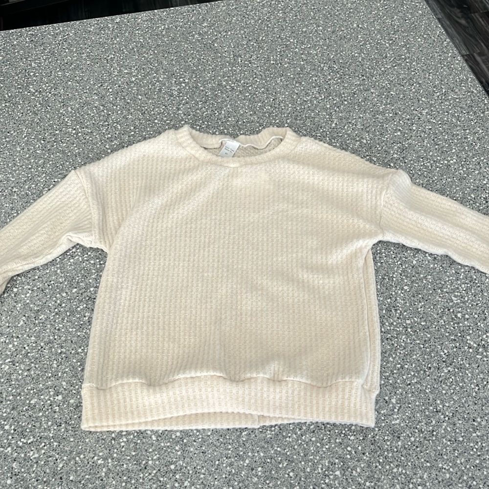 3T cream sweater - NWT